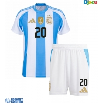 Argentina Alexis Mac Allister #20 Domaci Dres za djecu Copa America 2024 Kratak Rukav (+ Kratke hlače)